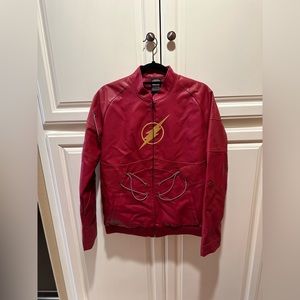 Justice League Flash Jacket. NWOT. (Worn once, been sitting in a closet)